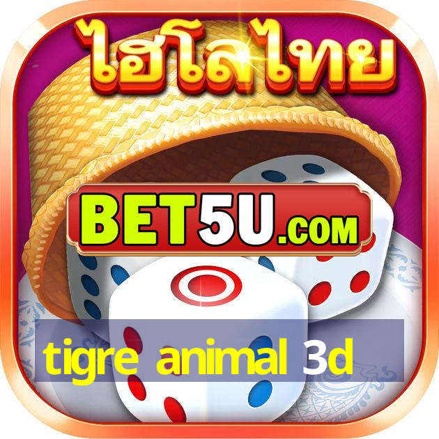 tigre animal 3d